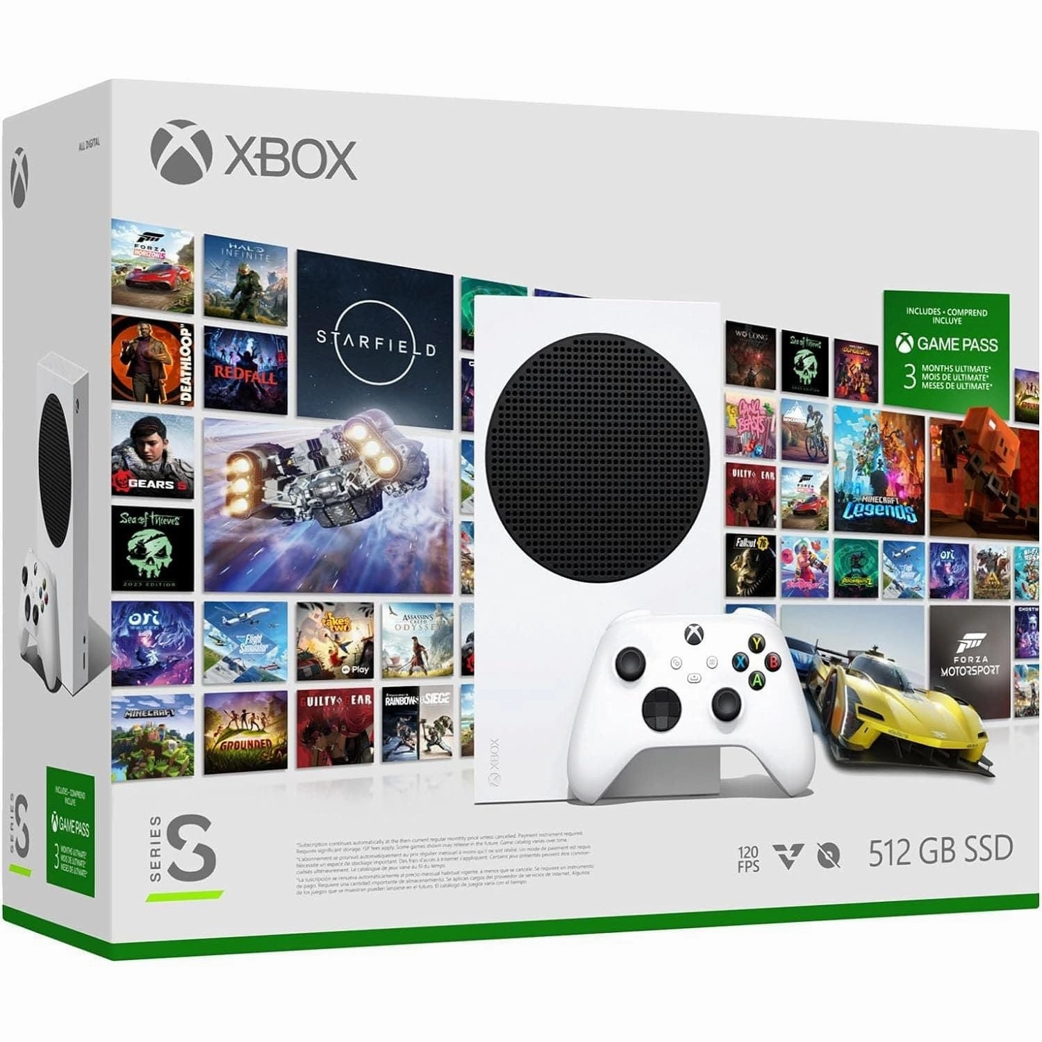 Xbox Series S 512GB Console With 3 Months Game Pass Ultimate