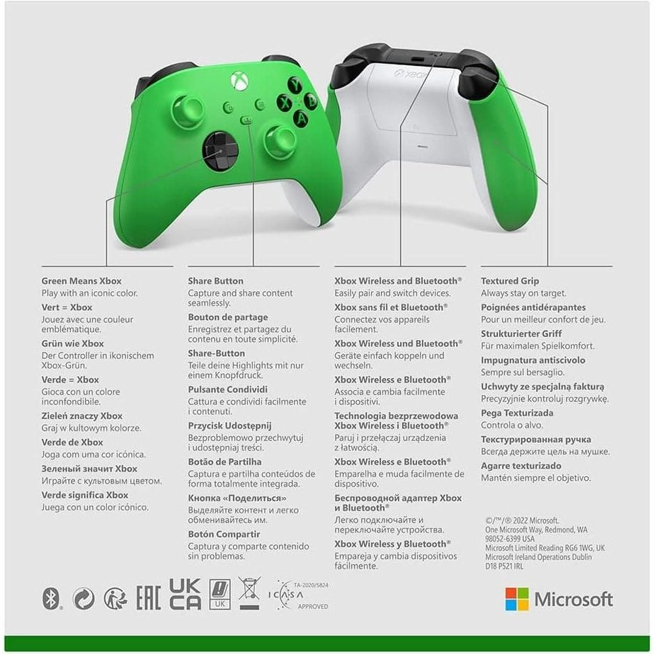 Xbox Series X & S Wireless Controller - Velocity Green