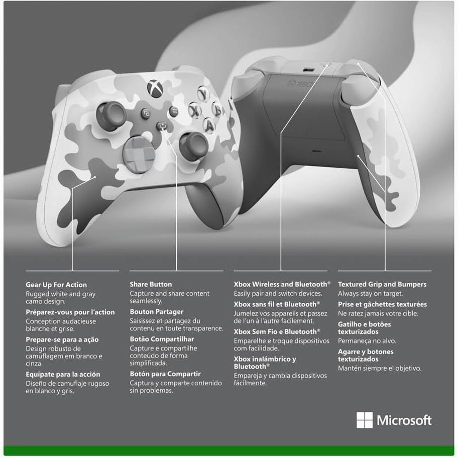 Xbox Wireless Controller - Arctic Camo Special Edition Series X|S, One, and Windows Devices