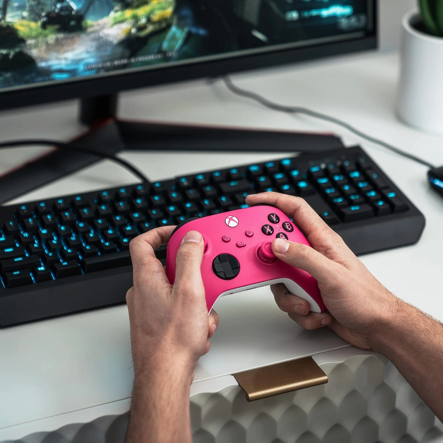 Xbox Wireless Controller  Deep Pink for Xbox Series X|S, Xbox One, and Windows Devices