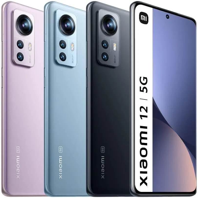 Xiaomi 12 5G - 128GB Storage, 8GB RAM, Dual SIM, Unlocked, Grey SIM-Free Smartphone