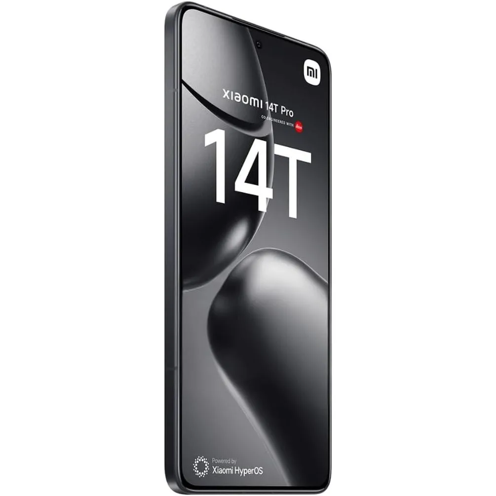 Xiaomi 14T Pro 5G 1TB 12GB Titan Black Sim-Free Unlocked Mobile Phone