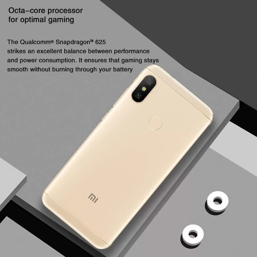 Xiaomi Mi A2 Lite - 4G - 64GB Storage - 4GB RAM - Dual SIM - Gold - Unlocked