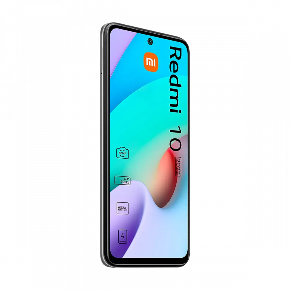 Xiaomi Redmi 10 2022 4G Smartphone 4 RAM, 128GB Storage, Dual SIM - Carbon Grey - Unlocked