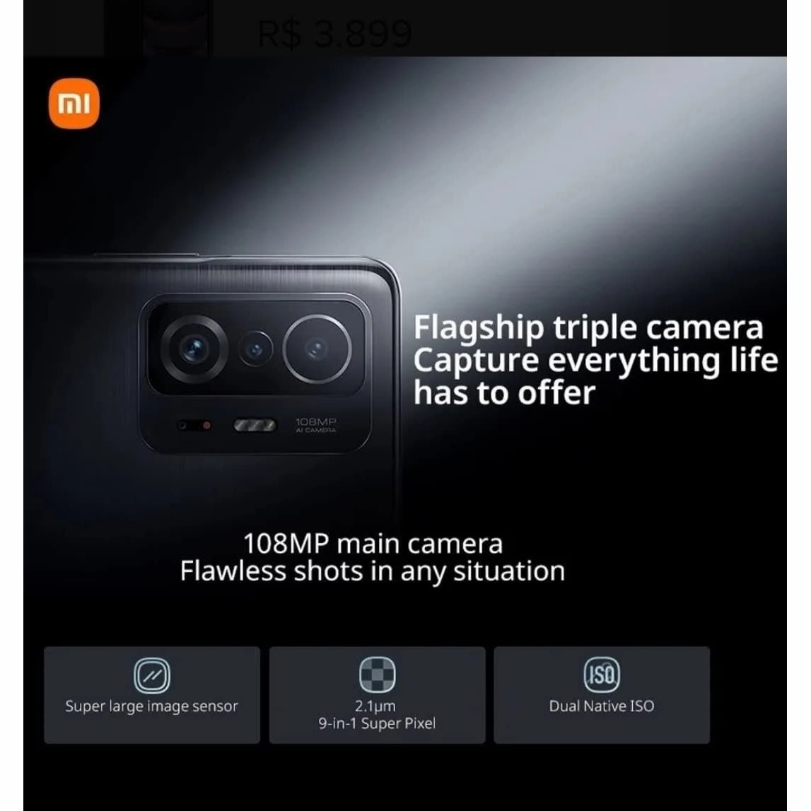 Xiaomi Mi 11 T pro 5G    8GB/128GB Grey