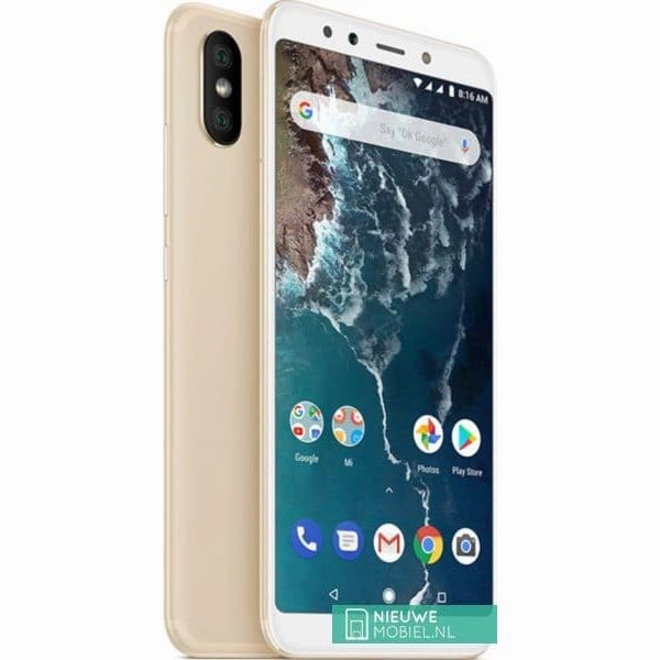 Xiaomi Mi A2 15.2 cm (5.99") Dual SIM Android 8.0 4G USB Type-C 4 GB 64 GB 3010 mAh Gold - Unlocked