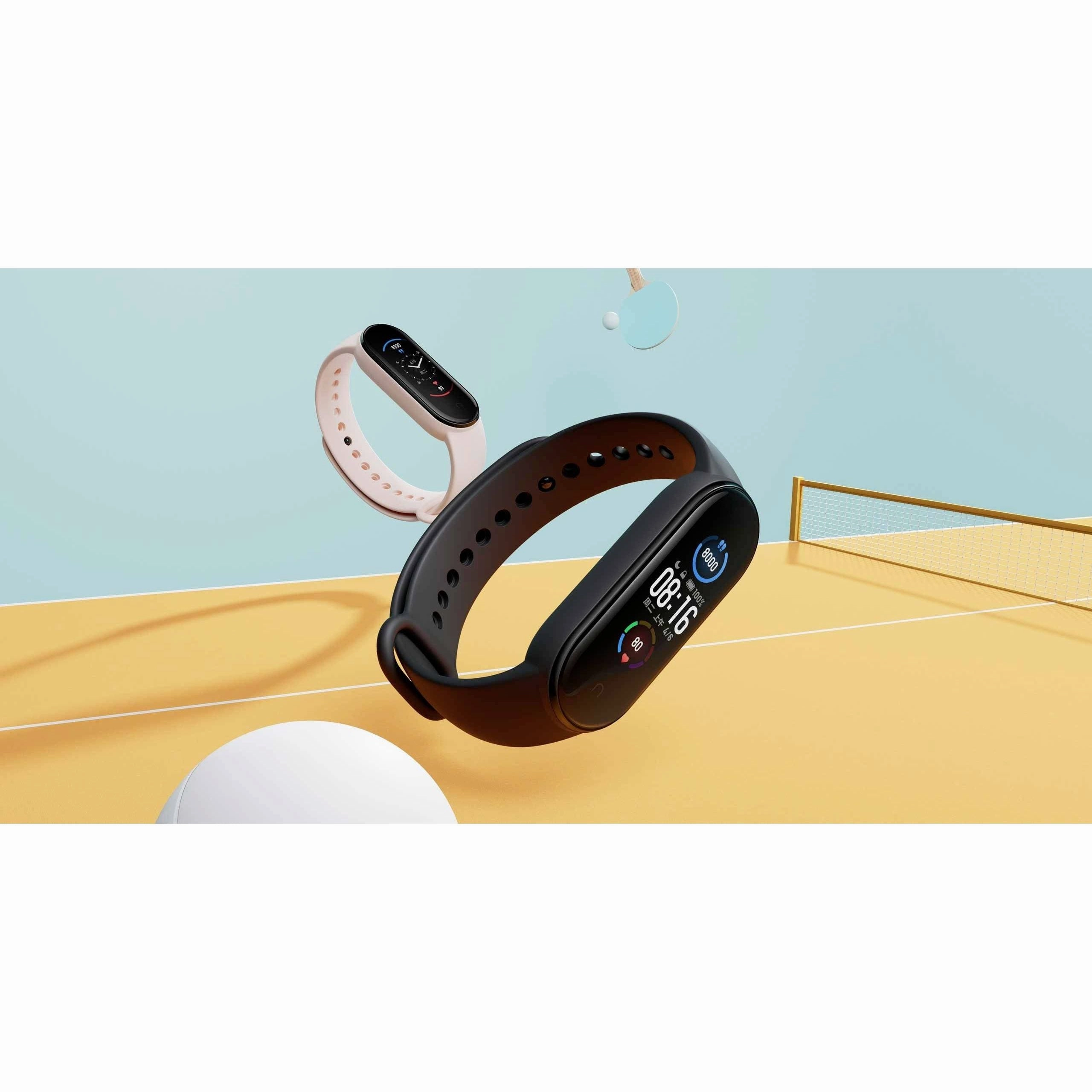 Xiaomi Mi Band 5 Global Version Fitness wristband, 1.1  AMOLED color display, unisex, black