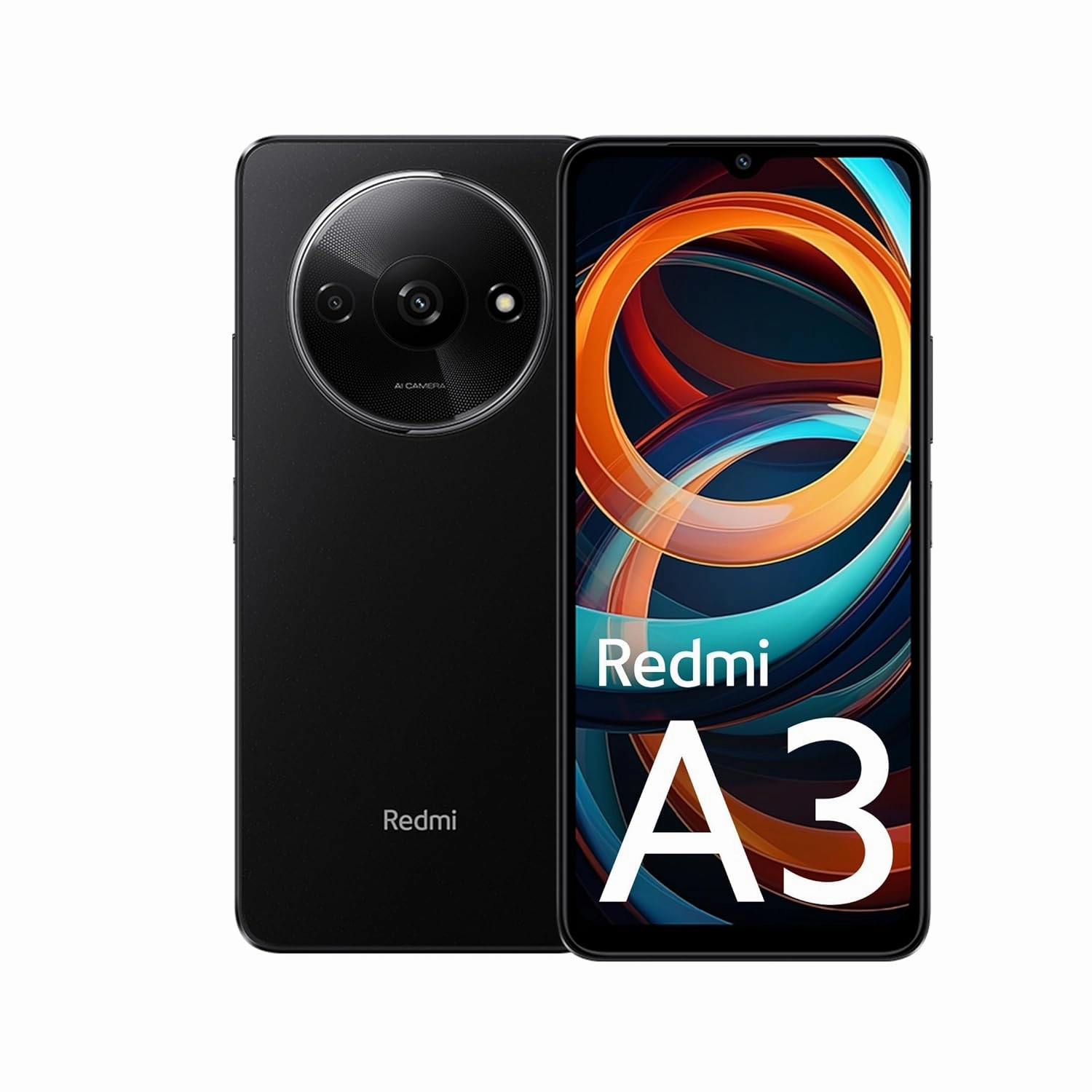 Xiaomi Redmi A3  64GB 3GB RAM Dual SIM Unlocked Smartphone Midnight Black