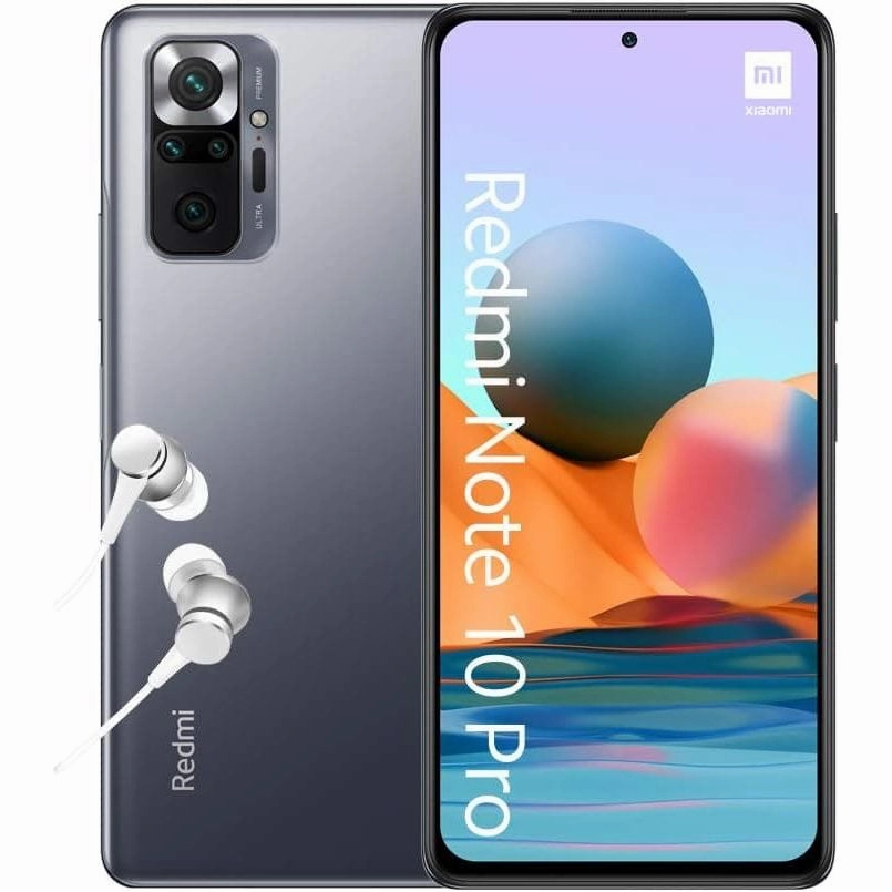 Xiaomi Redmi Note 10 Pro, 6GB RAM, 128GB Storage, Dual Sim, Onyx Gray, Unlocked unlocked phones,budget smartphones,cell phone deals,latest mobile phones