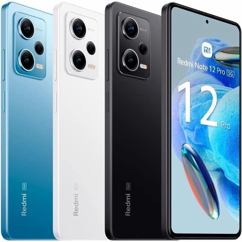Xiaomi Redmi Note 12 Pro 5G - 6GB RAM - 128GB Storage - 5000mAh - Dual Sim - Midnight Black - Unlocked