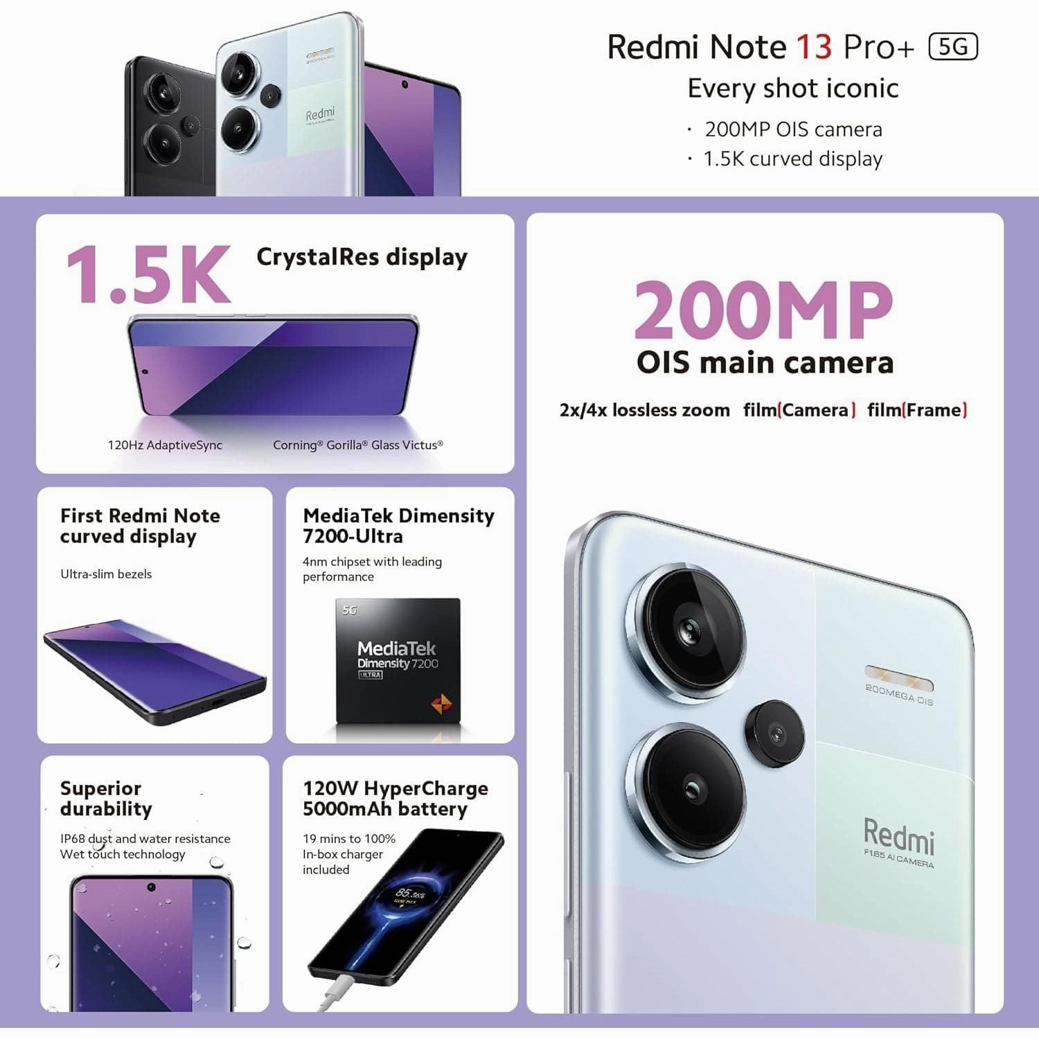 Xiaomi Redmi Note 13 Pro  5G 512GB - Midnight Black