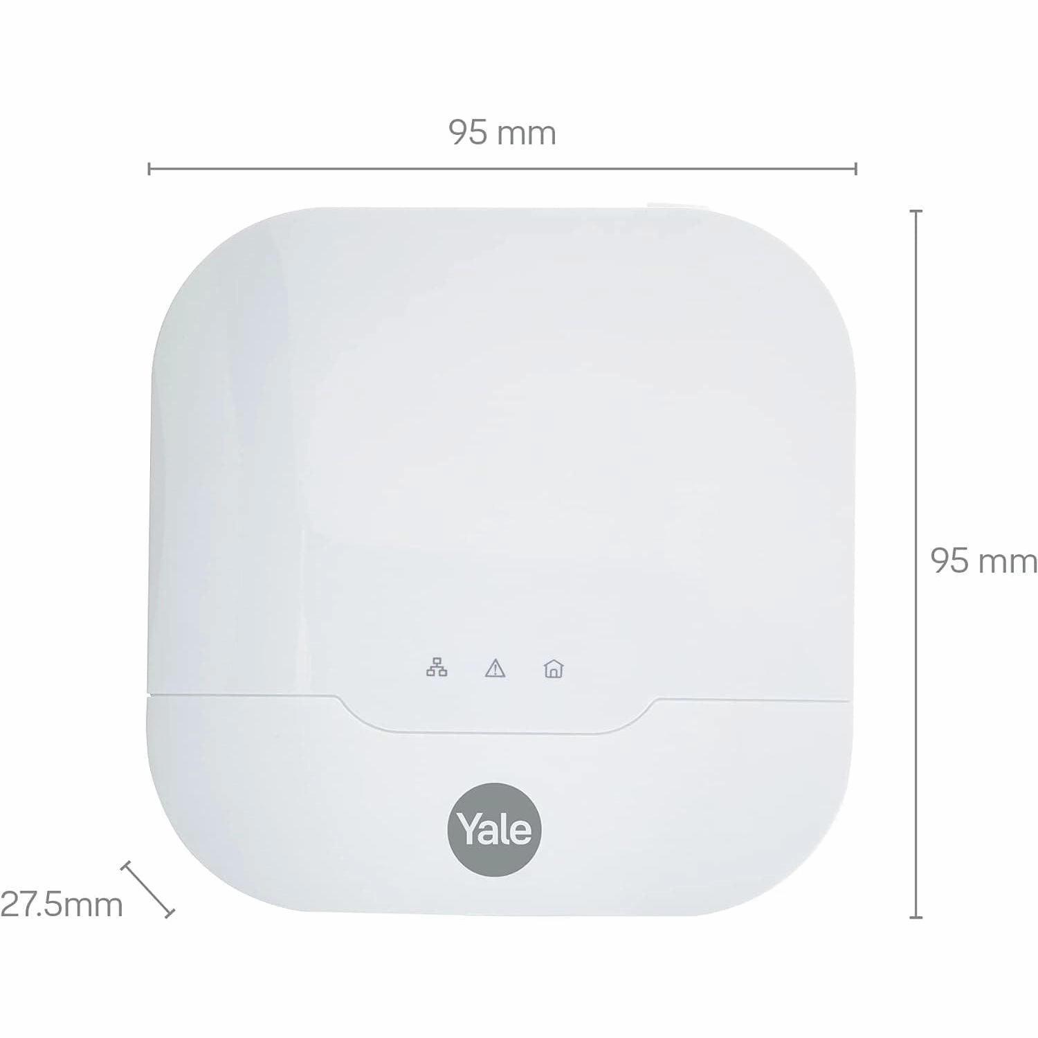 Yale IA-320 Sync Smart Home Alarm 6 piece kit. Includes Sync Alarm Hub, External Siren, 1x Door/Window Contacts, 2x PIR Motion Detector, Keypad. Works with Alexa, Google Assistant & Philips Hue