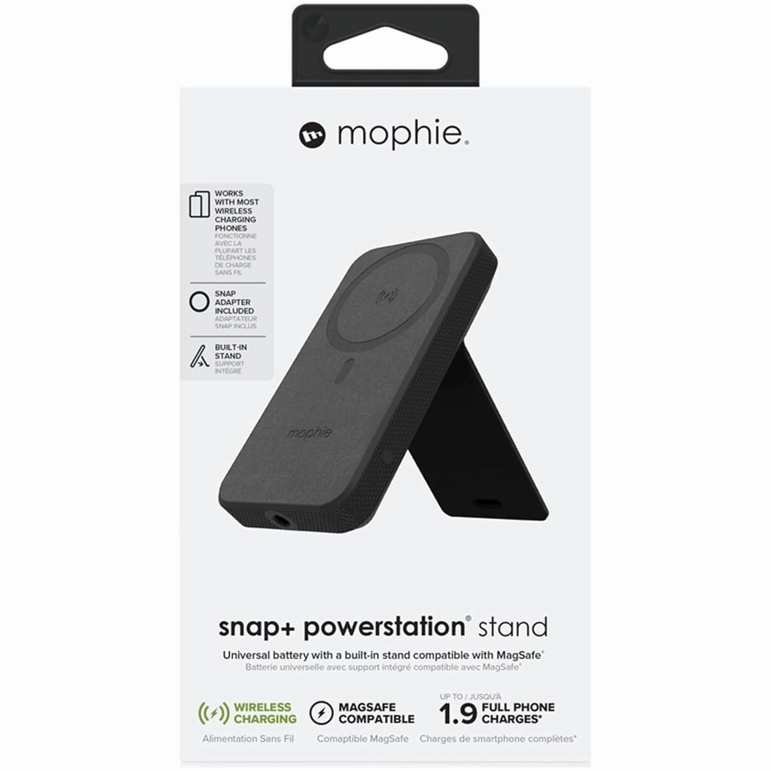 ZAGG mophie Snap  Powerstation Stand, Magnetic and portable wireless battery, compatible with MagSafe, 10,000mAh internal battery, Black nintendo switch accessories, buy nintendo switch, best switch games
