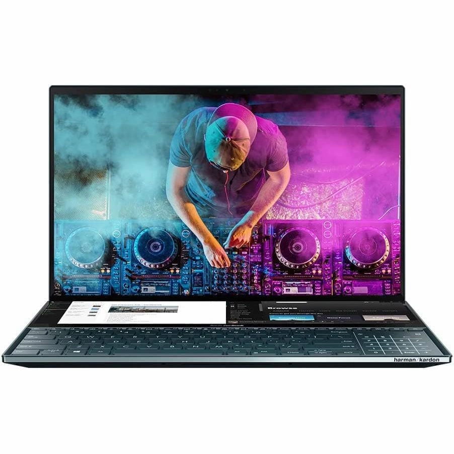 Zenbook Pro Duo UX581G Windows 10 Pro 9th Gen Intel Core i9 9980HK NVIDIA GeForce RTX2060 32GB RAM 1TB PCIe SSD 4K OLED NanoEdge display mobile phone and accessories, smartphone gadgets, screen protectors for iphone