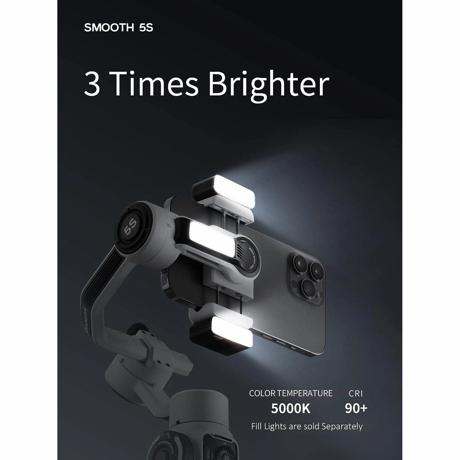 Zhiyun Smooth 5S - Gimbal Stabilizer for Smartphones - Grey