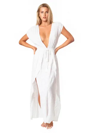 Zumi? Pattern Cover Up Maxi Dress